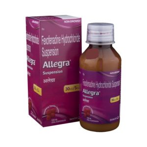 allegra syrup for child uses