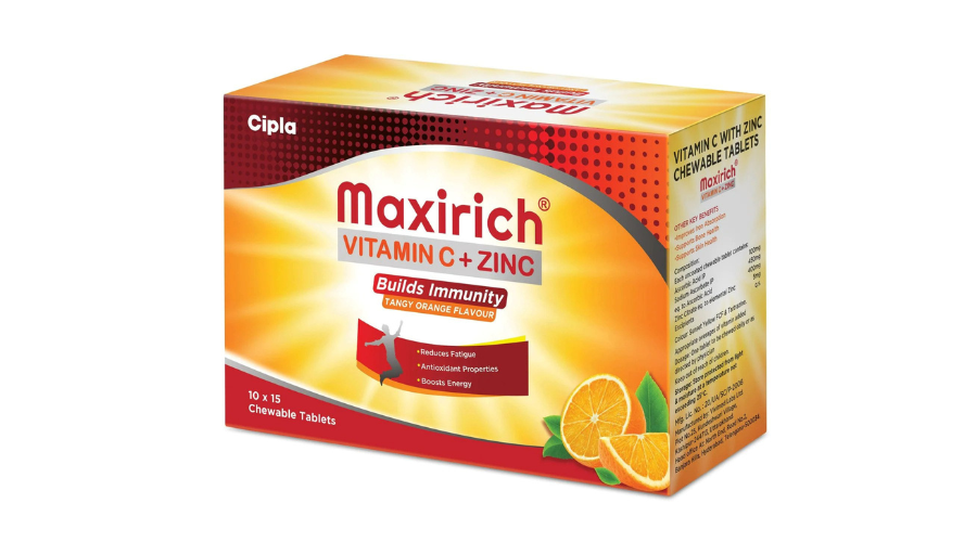 Maxirich Vitamin C+Zinc Tablet